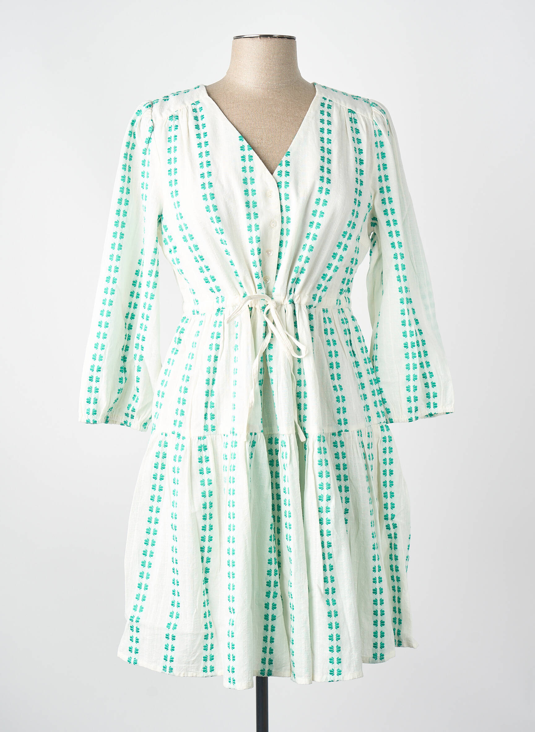 Robe courte blanc Y.A.S femme