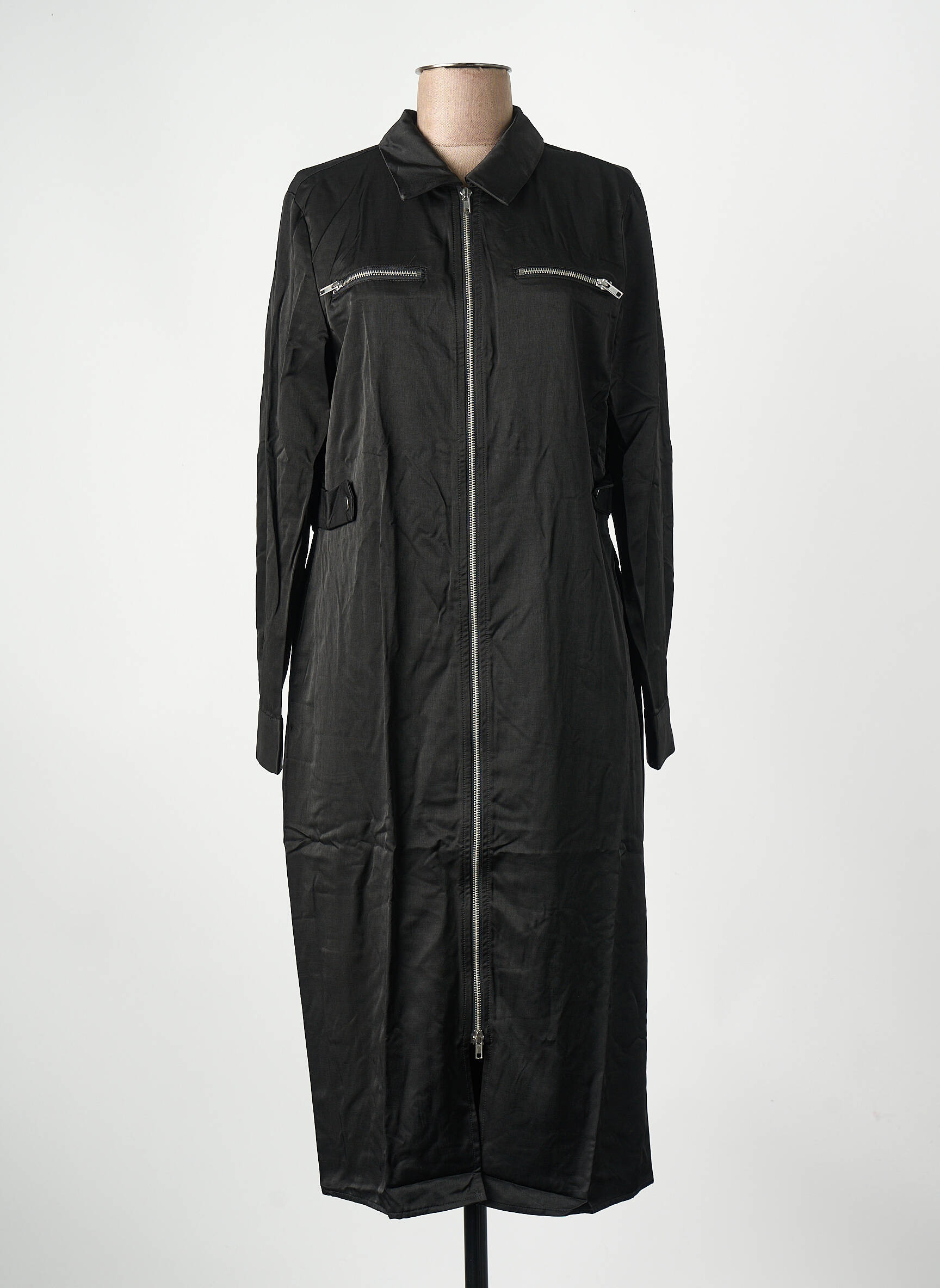 Robe mi-longue noir VILA femme