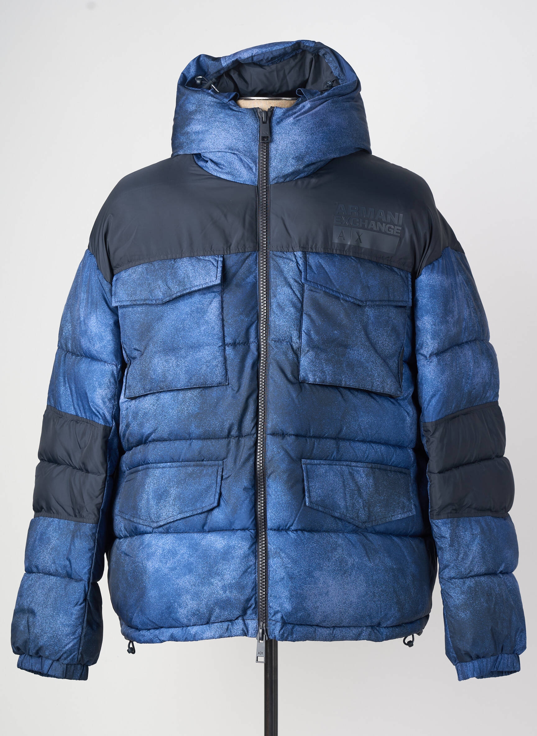Doudoune bleu ARMANI EXCHANGE homme