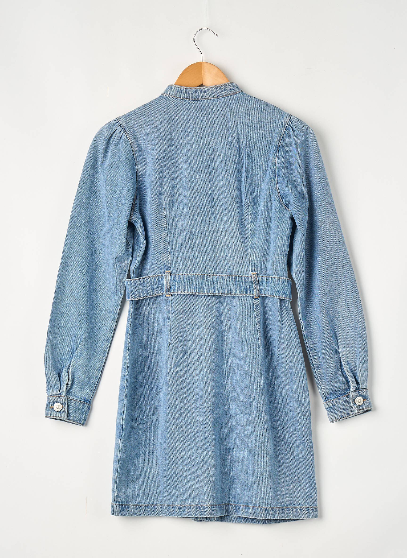 Robe courte bleu PIECES femme
