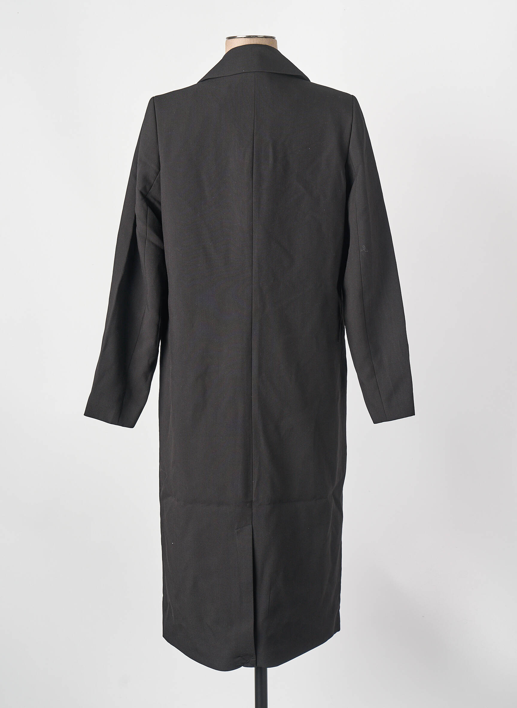 Manteau long noir OBJECT femme