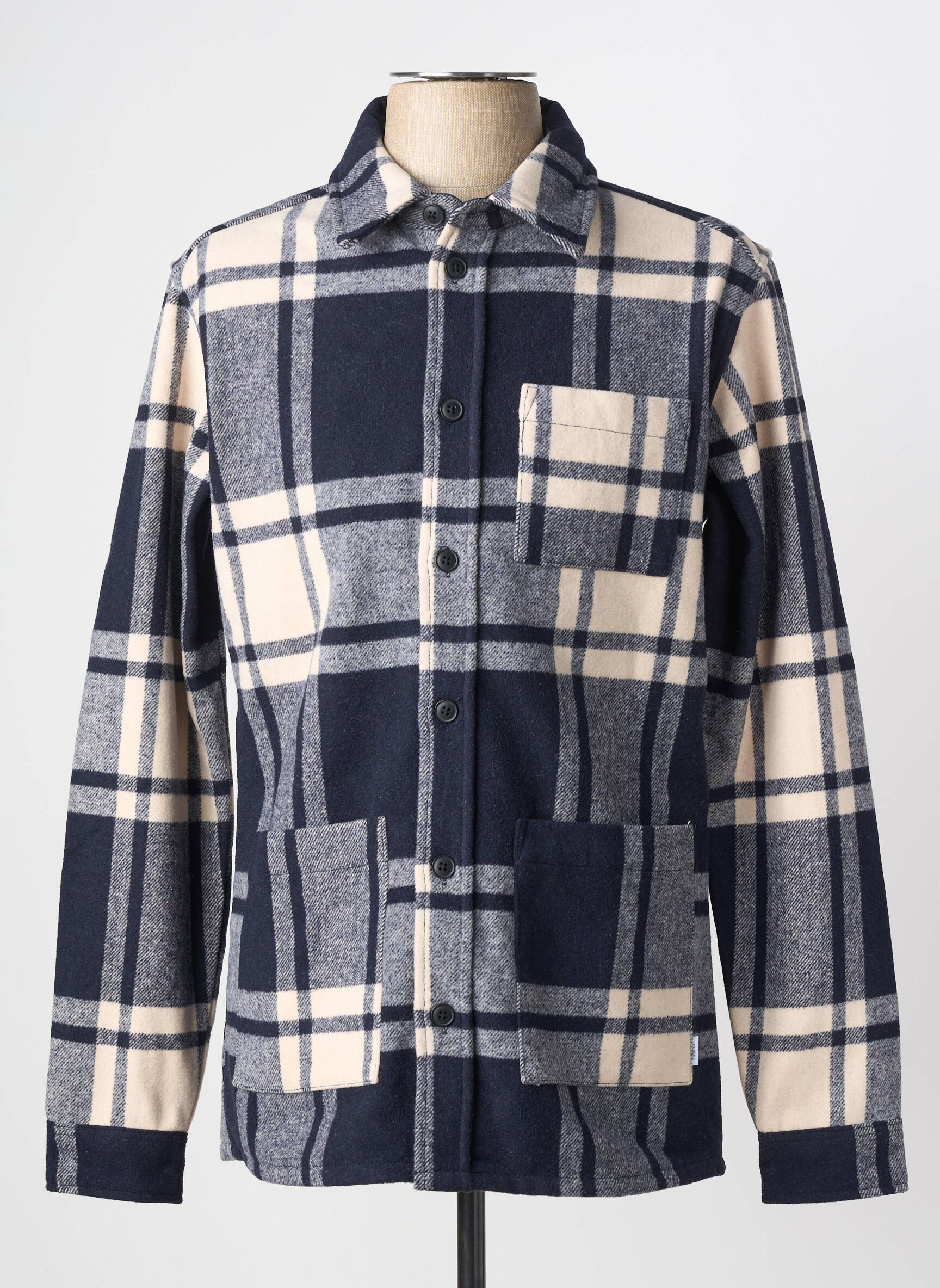 Manteau long multicolore LES DEUX homme