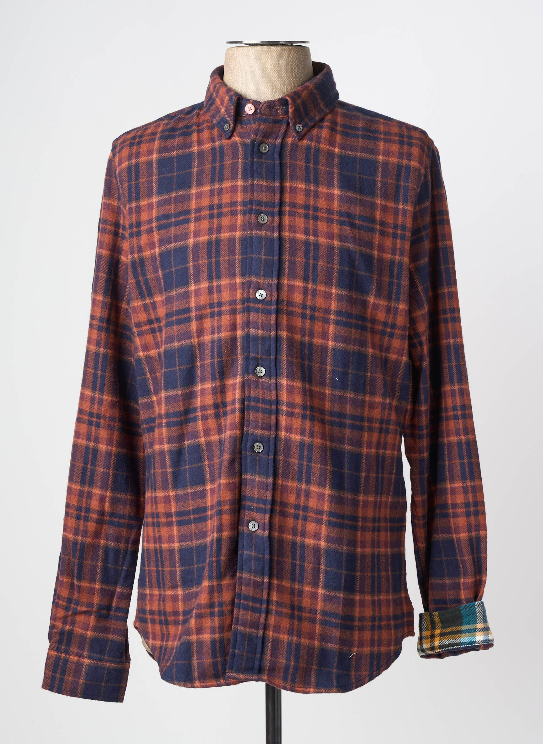 Chemise manches longues bleu PAUL SMITH homme