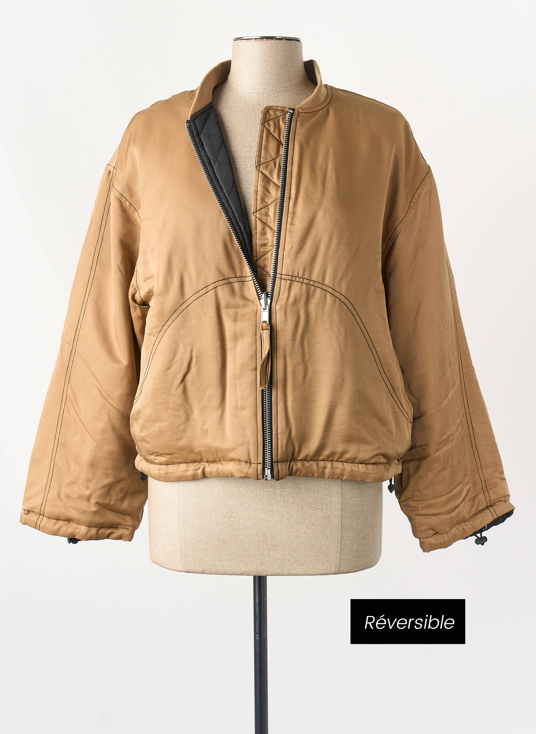 Blouson marron OBJECT femme