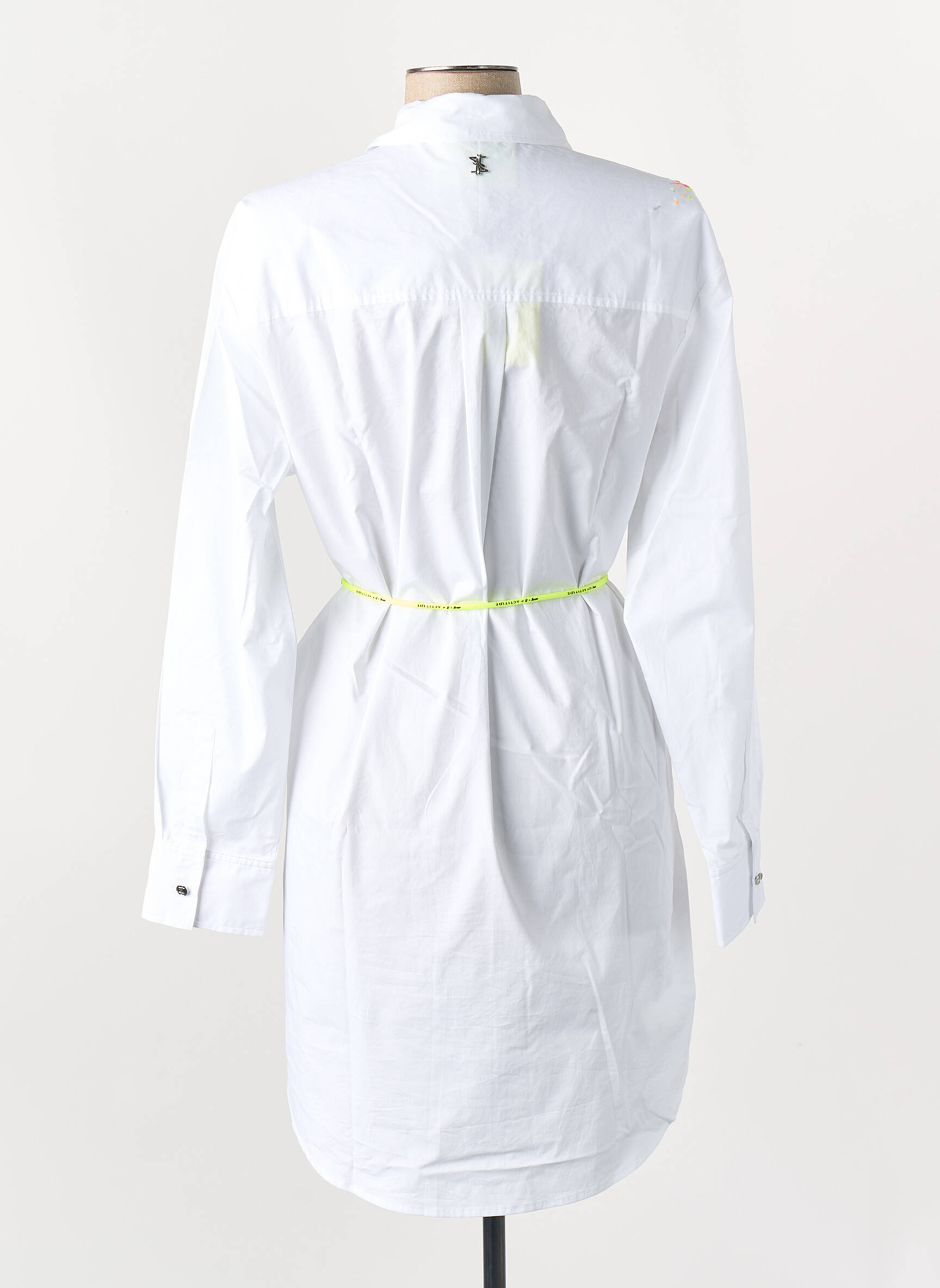 Robe courte blanc TWINSET femme