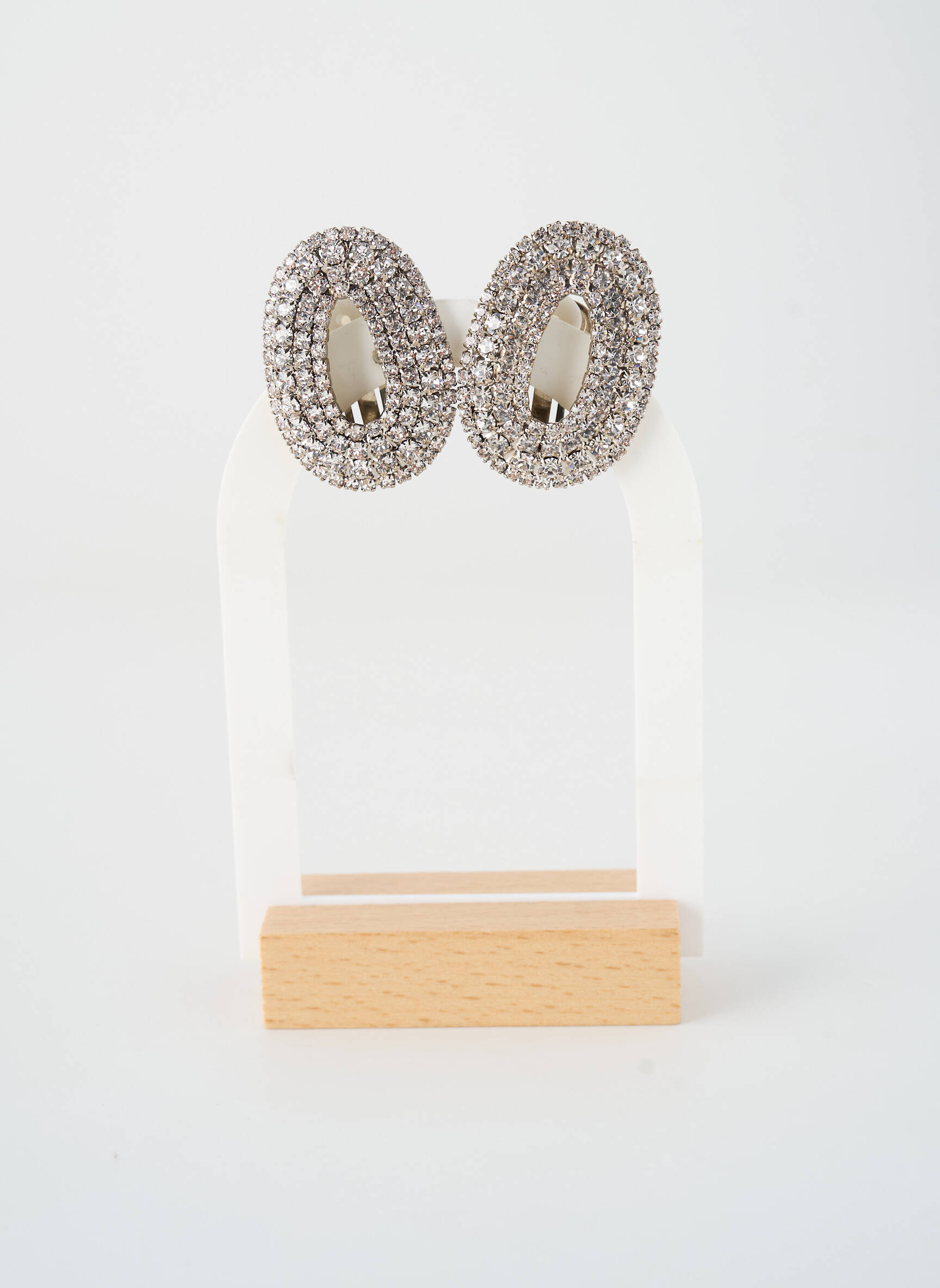 Boucles d’oreilles blanc HELENE ZUBELDIA femme