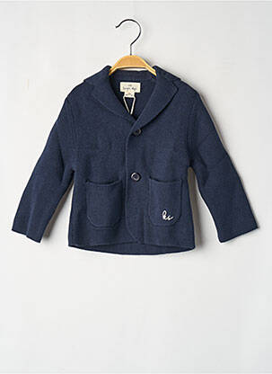 Gilet manches longues bleu KONGES SLOJD garçon