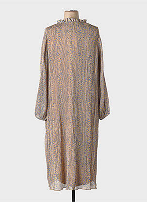 Robe mi-longue marron EVOKED VILA femme