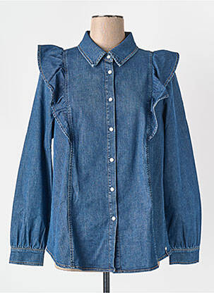 Chemise manches longues bleu PERSONA BY MARINA RINALDI femme