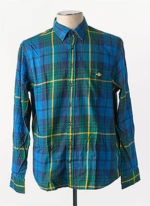 Chemise manches longues vert GANT homme