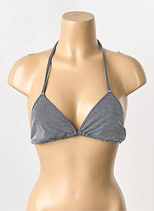Haut de maillot de bain bleu ICONE femme