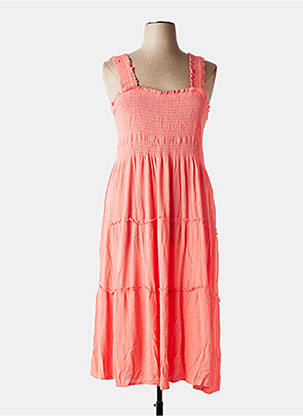 Robe mi-longue orange VERO MODA femme