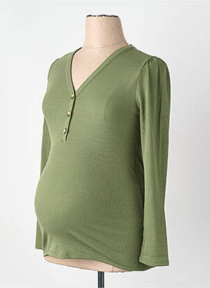 Pull maternité kaki SUPERMOM femme