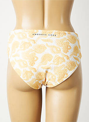 Bas de maillot de bain jaune UNDRESS CODE femme