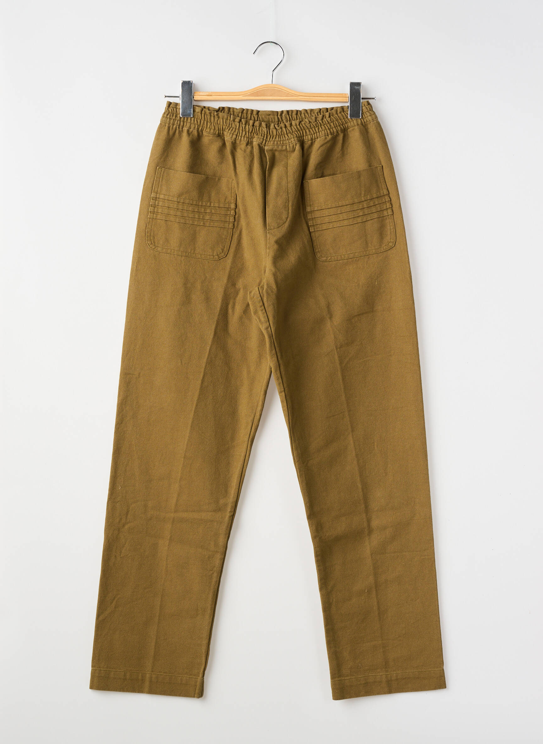 Pantalon droit kaki SWILDENS femme