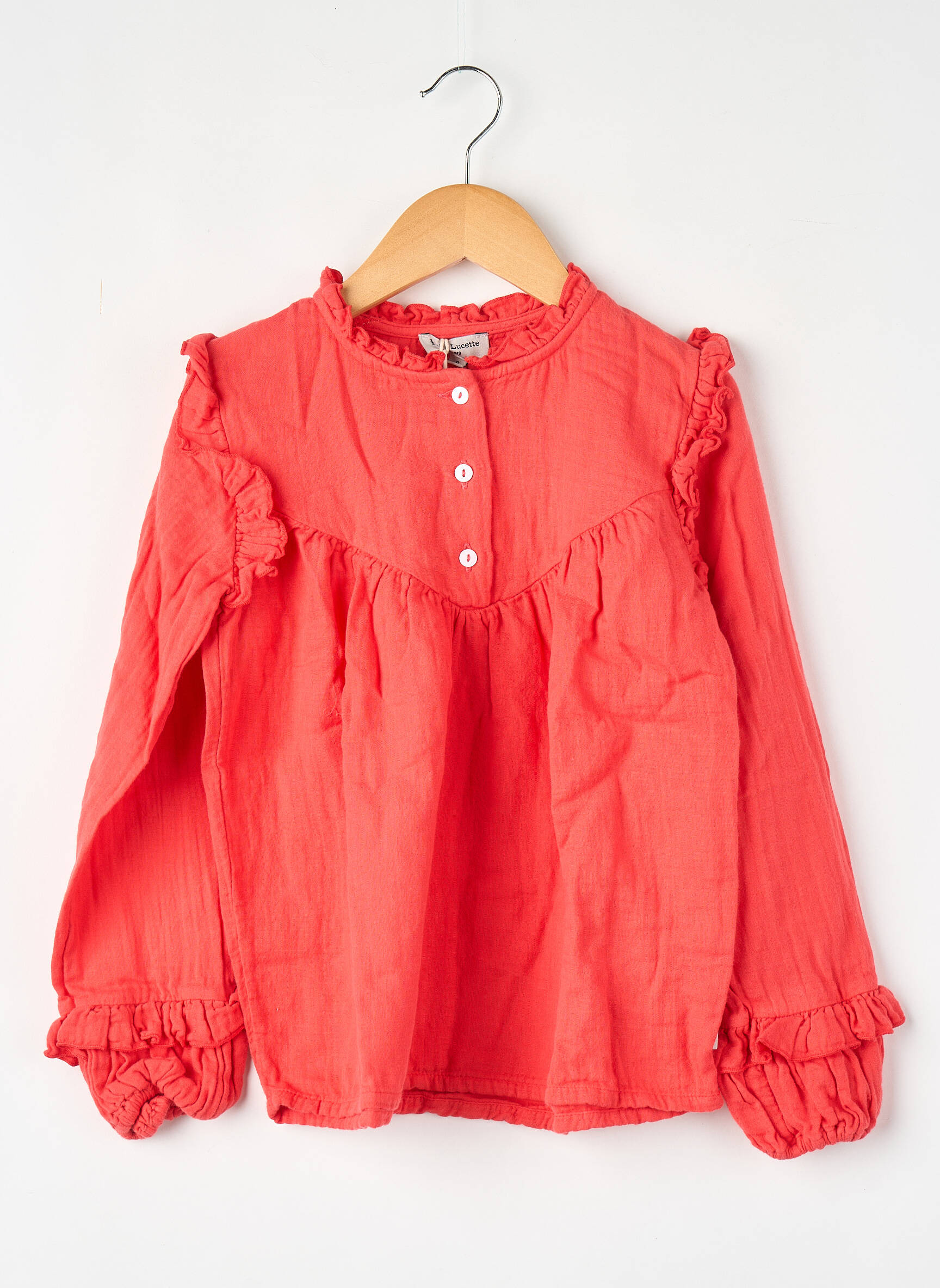Blouse rouge PETITE LUCETTE fille