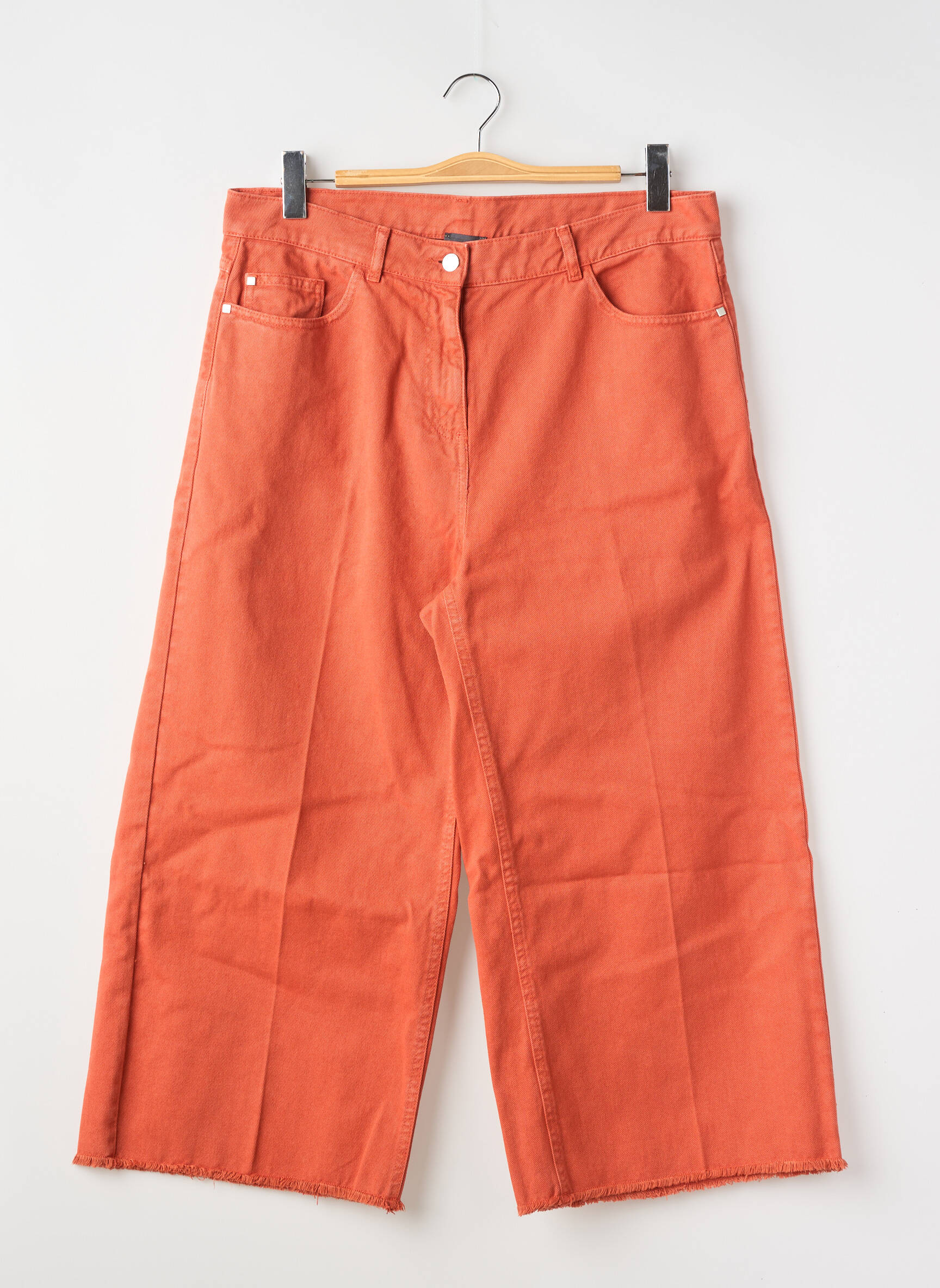 Jeans coupe droite orange PERSONA BY MARINA RINALDI femme