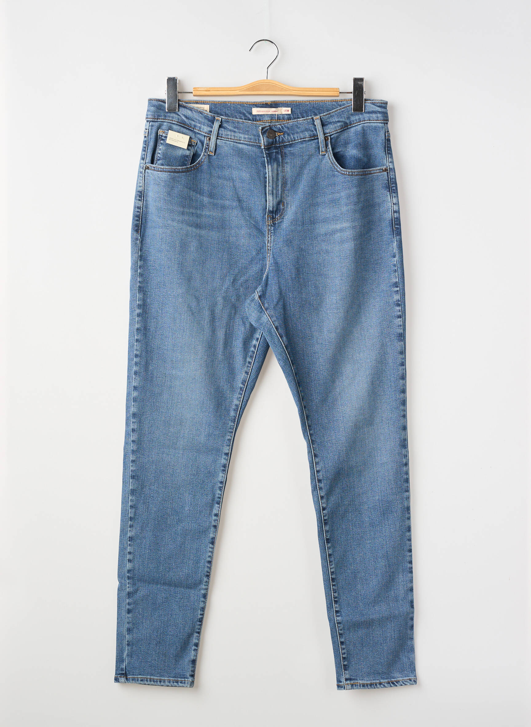 Jeans skinny bleu LEVI'S femme