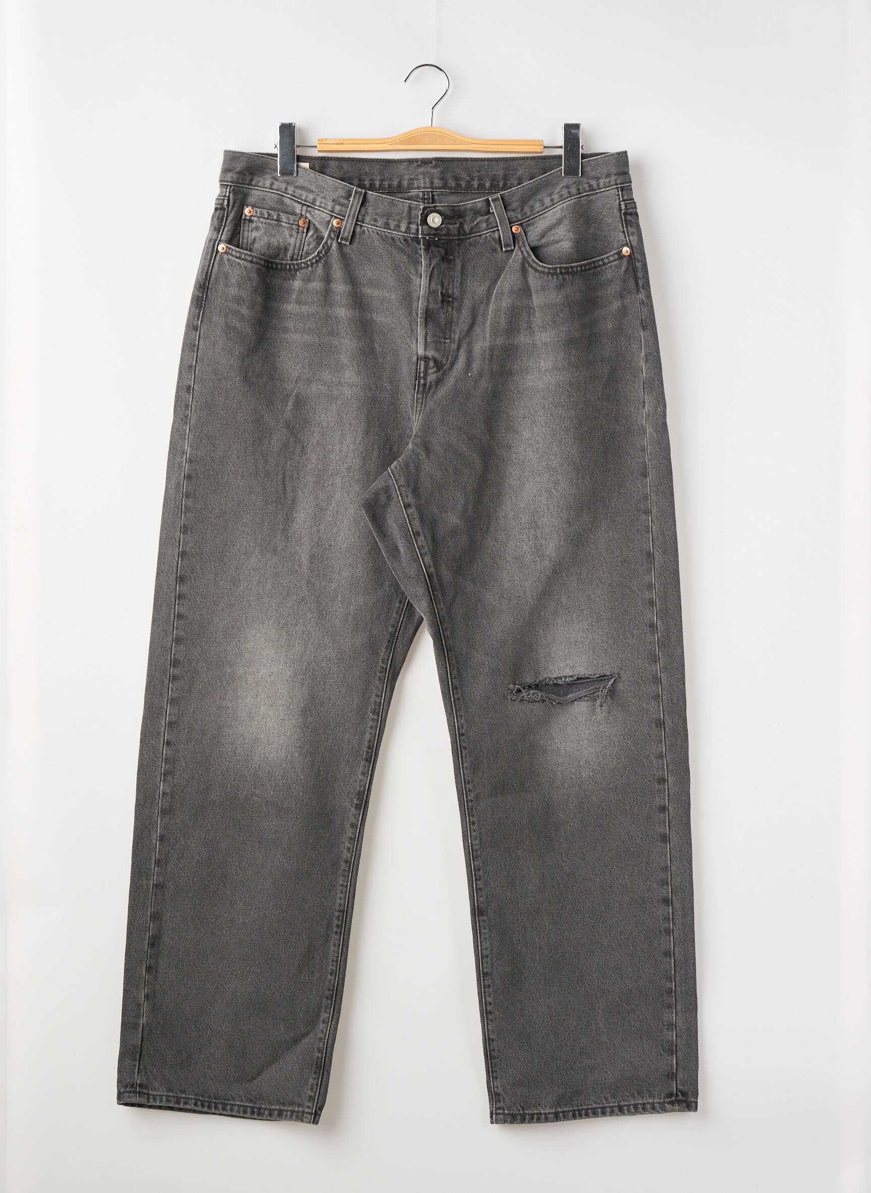 Jeans coupe droite noir LEVI'S femme