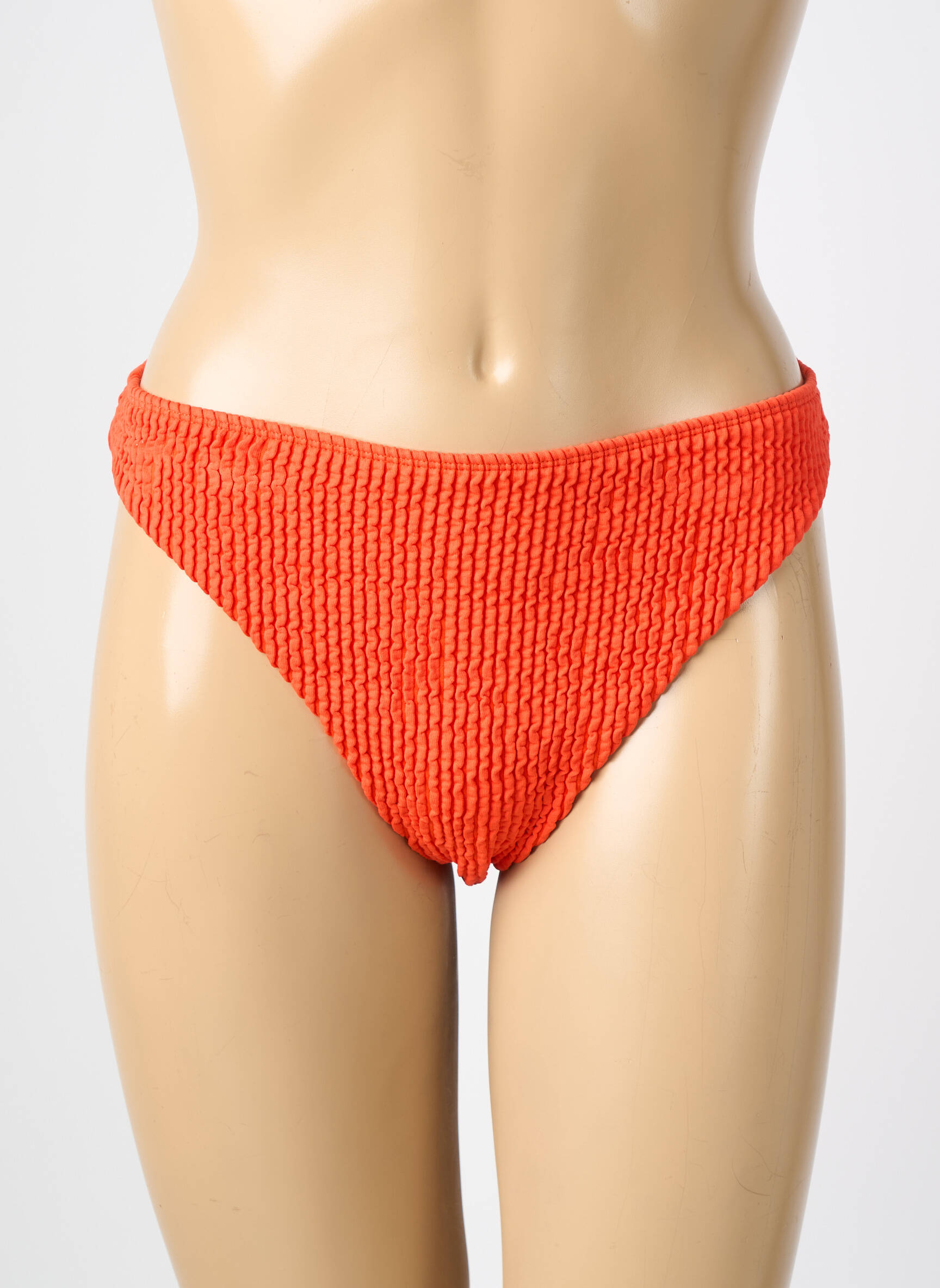 Bas de maillot de bain orange ALBERTINE femme