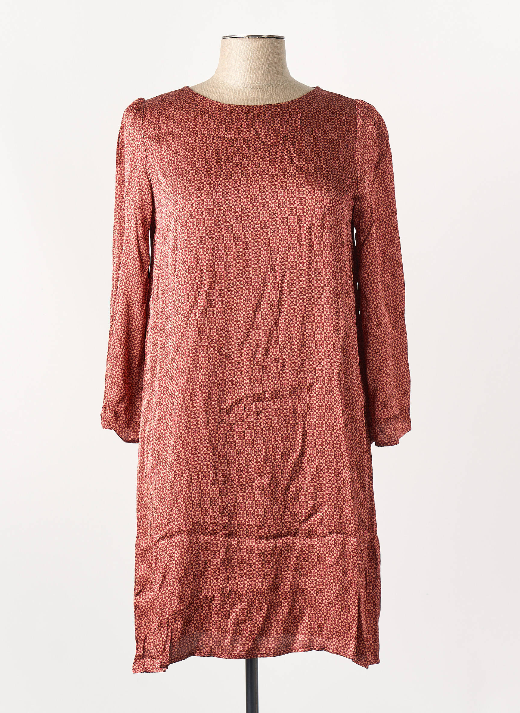 Robe courte marron GRACE & MILA femme