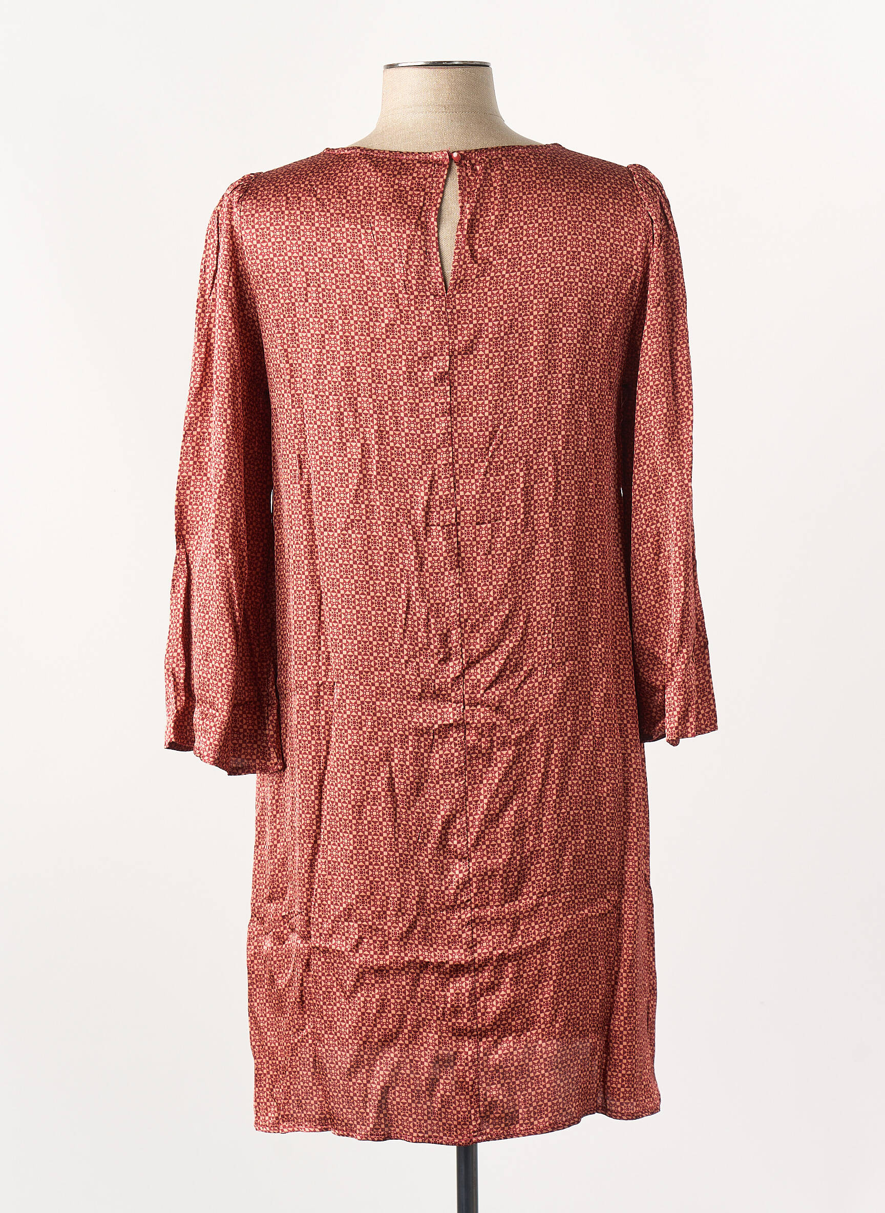 Robe courte marron GRACE & MILA femme