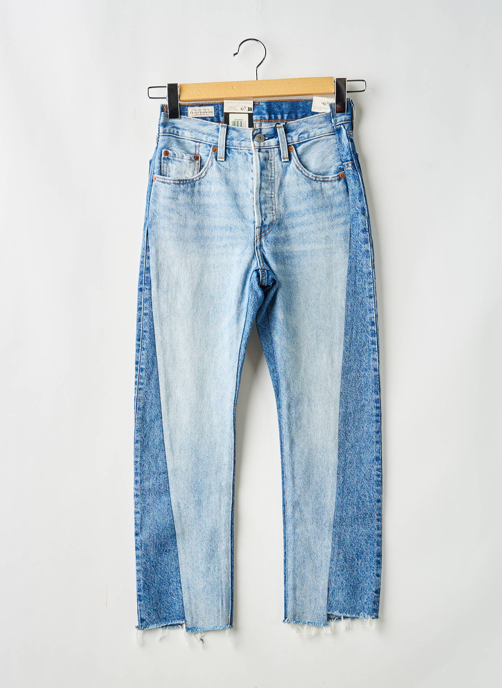 Jeans coupe droite bleu LEVI'S femme