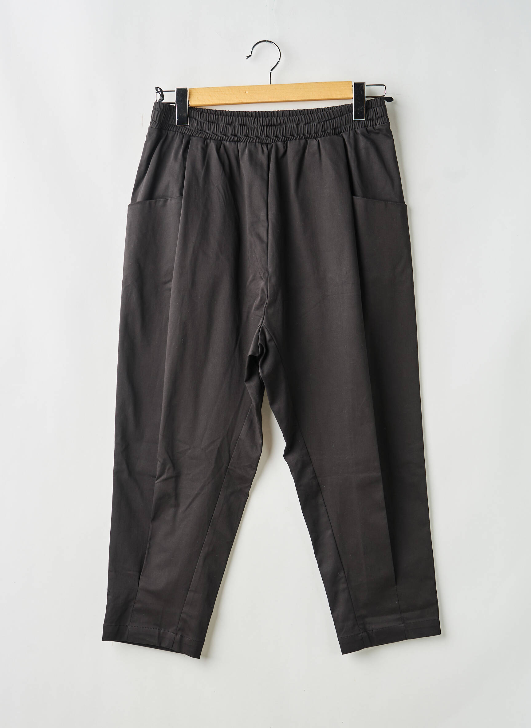 Pantalon droit noir MAT FASHION femme