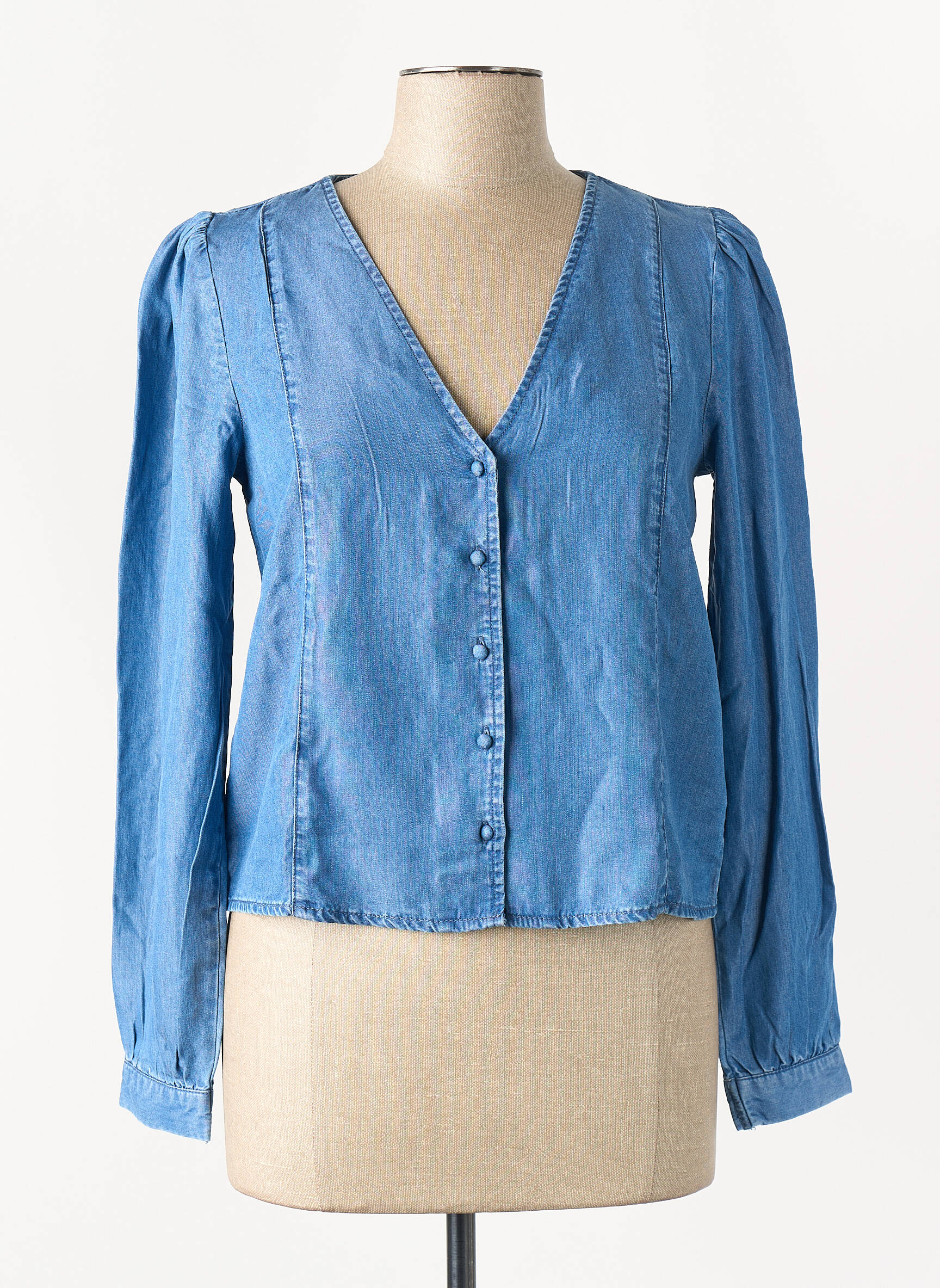Top bleu VILA femme