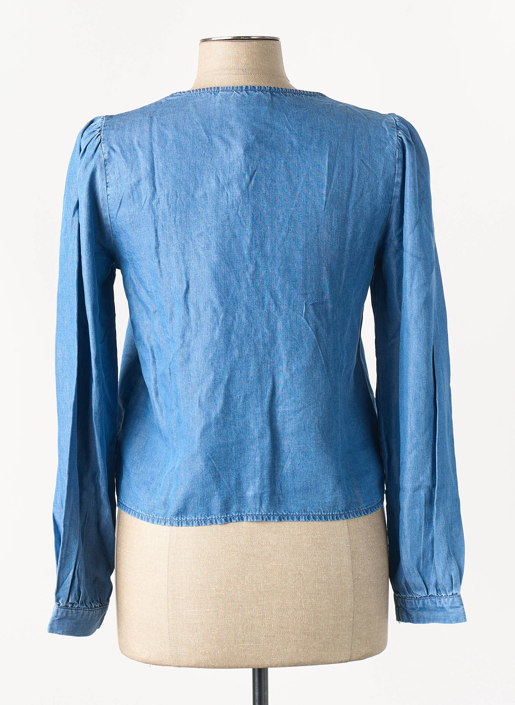 Top bleu VILA femme