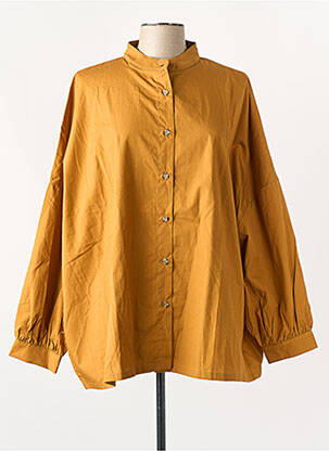 Chemise manches longues orange RITA ROW femme