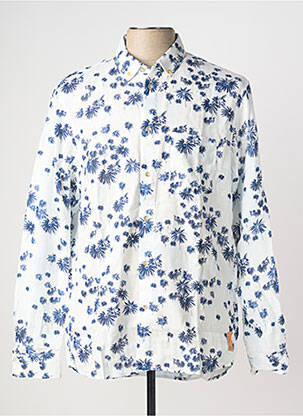 Chemise manches longues blanc SCOTCH & SODA homme