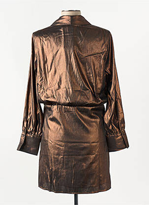 Robe mi-longue marron VILA femme