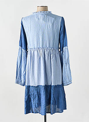 Robe courte bleu MAMA LICIOUS femme