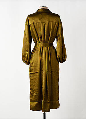 Robe mi-longue vert MSCH COPENHAGEN femme