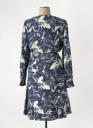 Robe mi-longue bleu VERO MODA femme