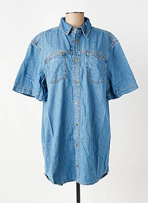 Robe courte bleu RE/DONE femme
