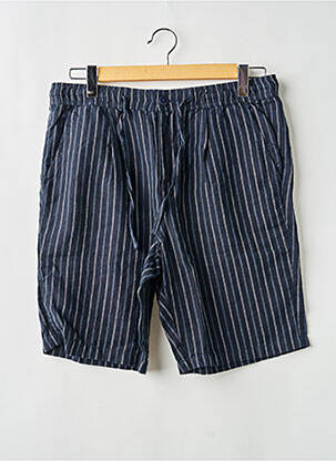 Short bleu KNOWLEDGE COTTON APPAREL homme