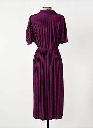 Robe mi-longue violet VILA femme