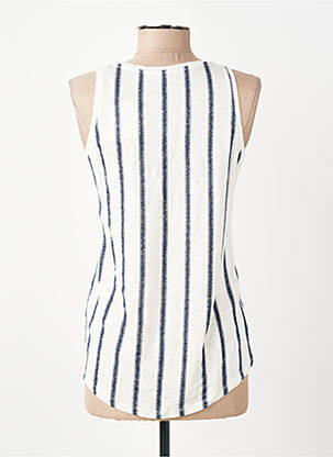 Débardeur bleu MAJESTIC FILATURES femme