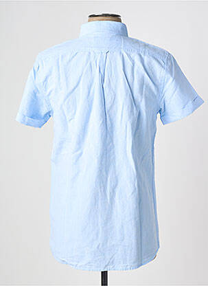 Chemise manches courtes bleu KNOWLEDGE COTTON APPAREL homme