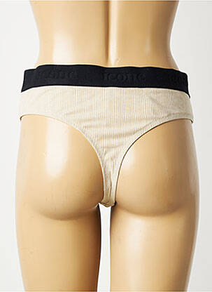 String beige ICONE femme