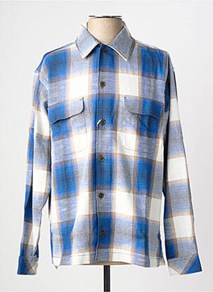 Chemise manches longues bleu SAMSOE & SAMSOE homme