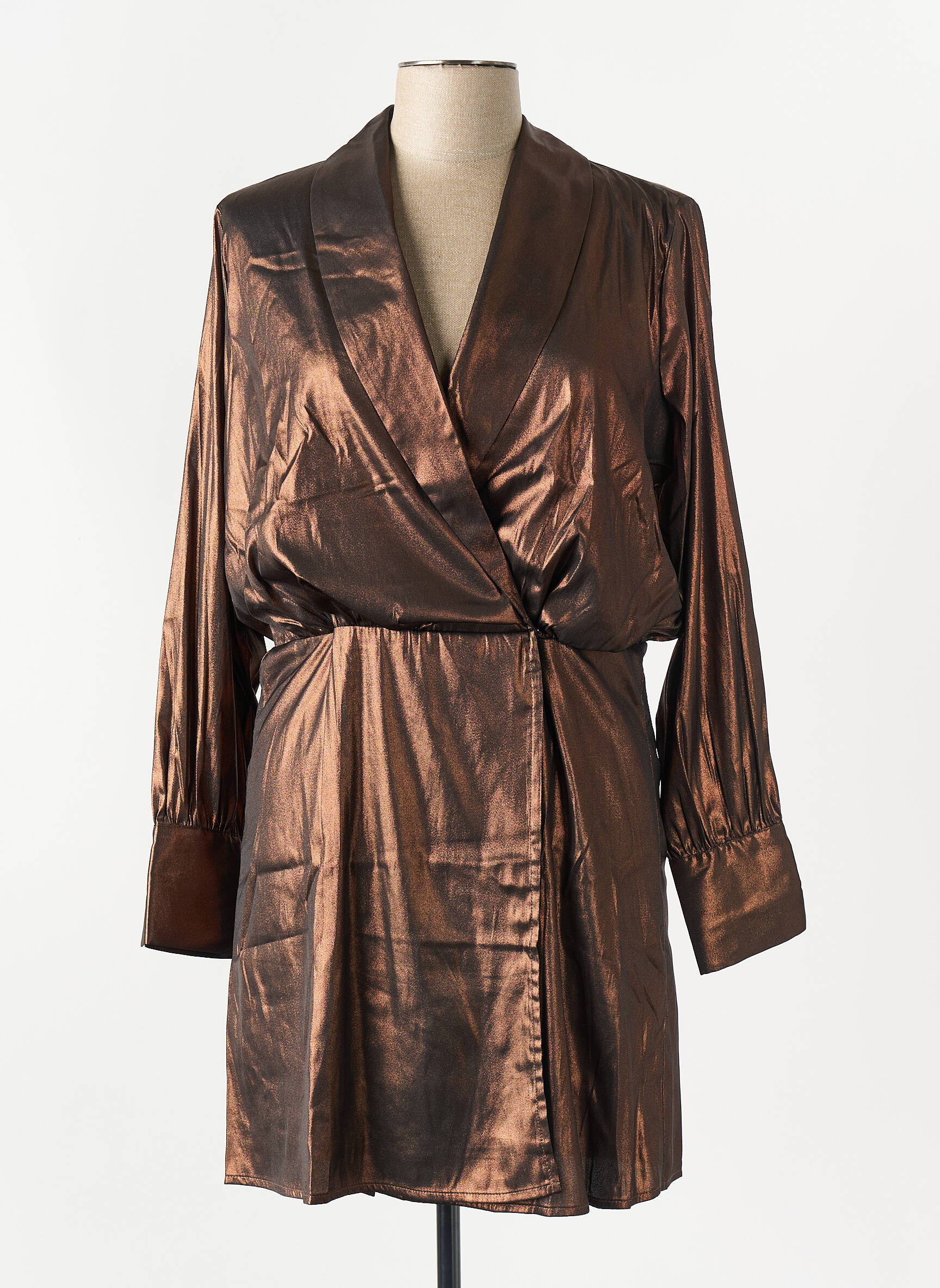 Robe mi-longue marron VILA femme