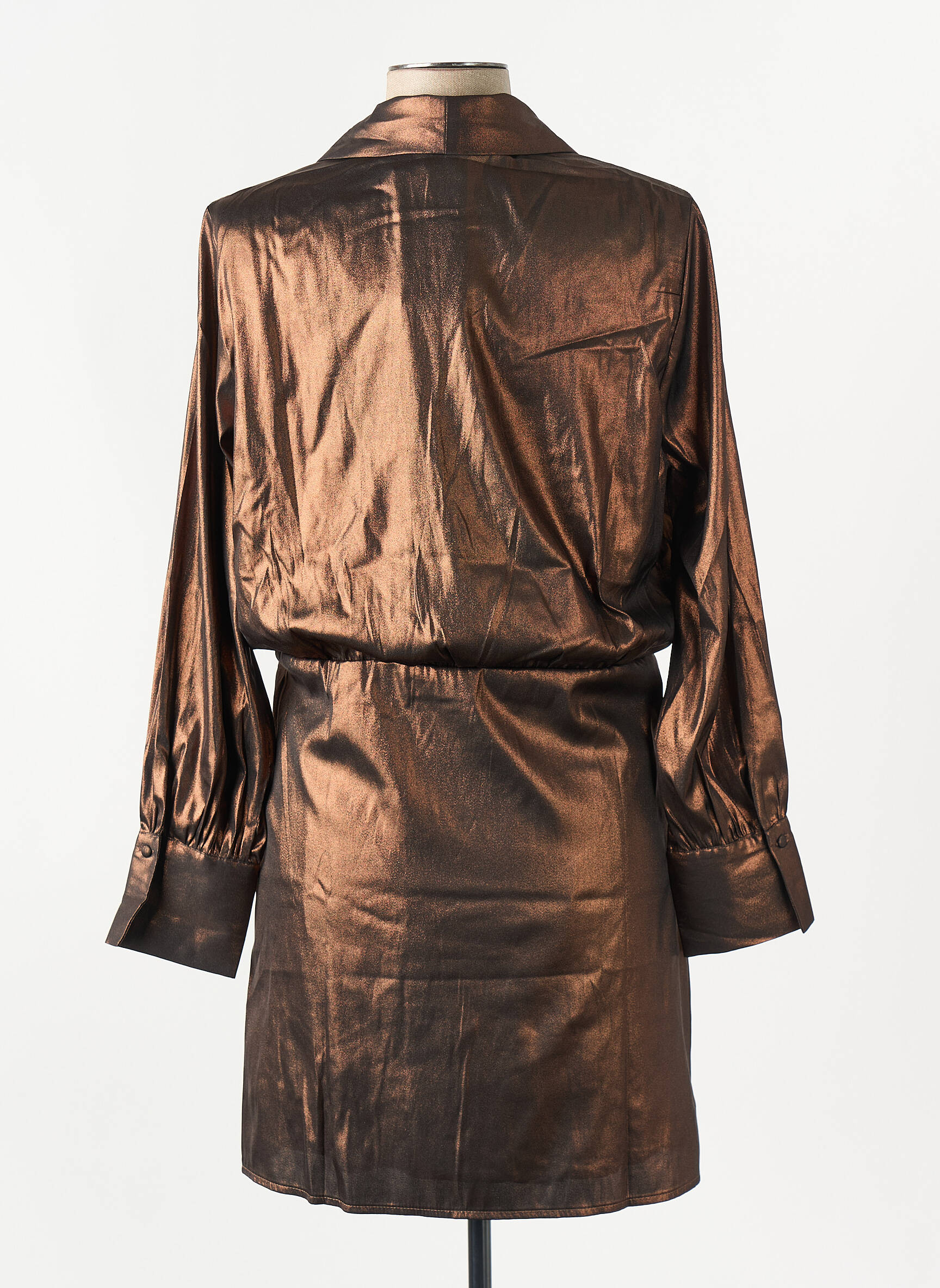 Robe mi-longue marron VILA femme