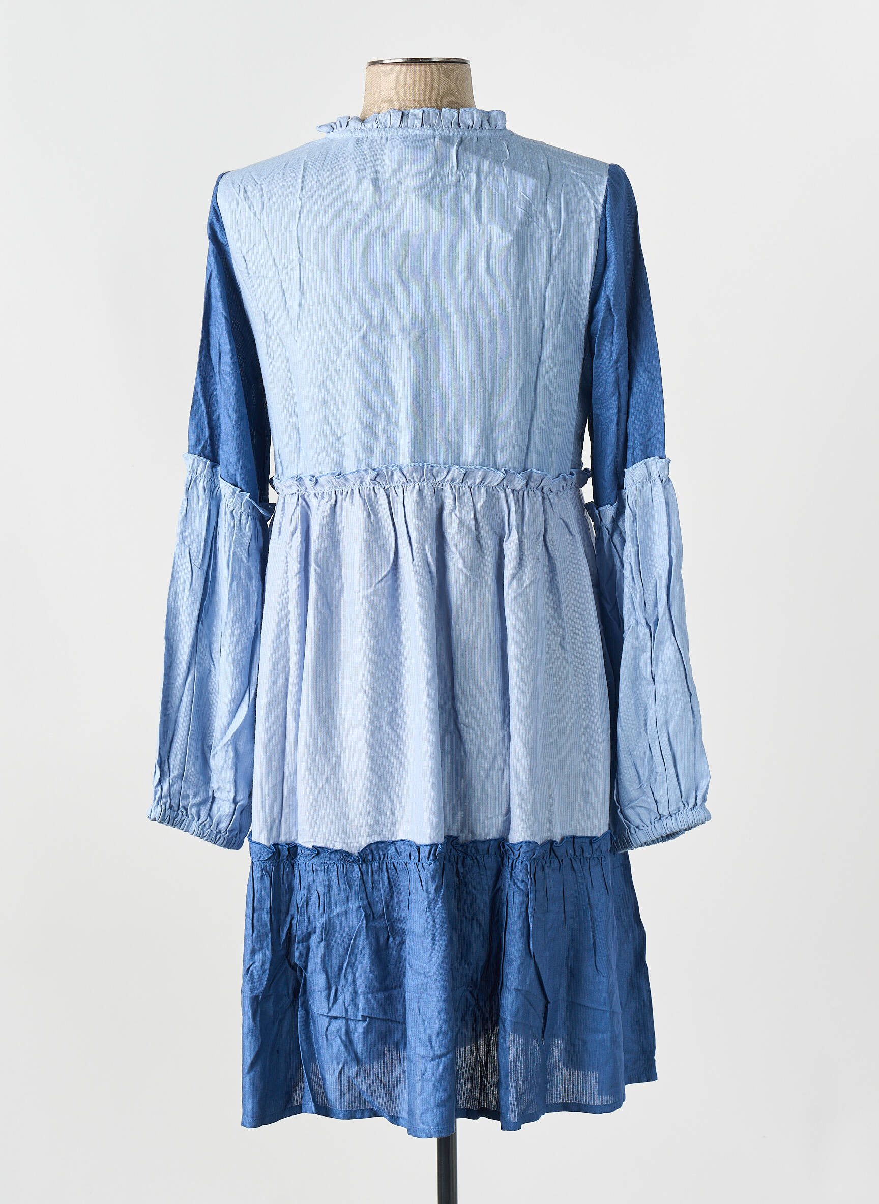 Robe courte bleu MAMA LICIOUS femme