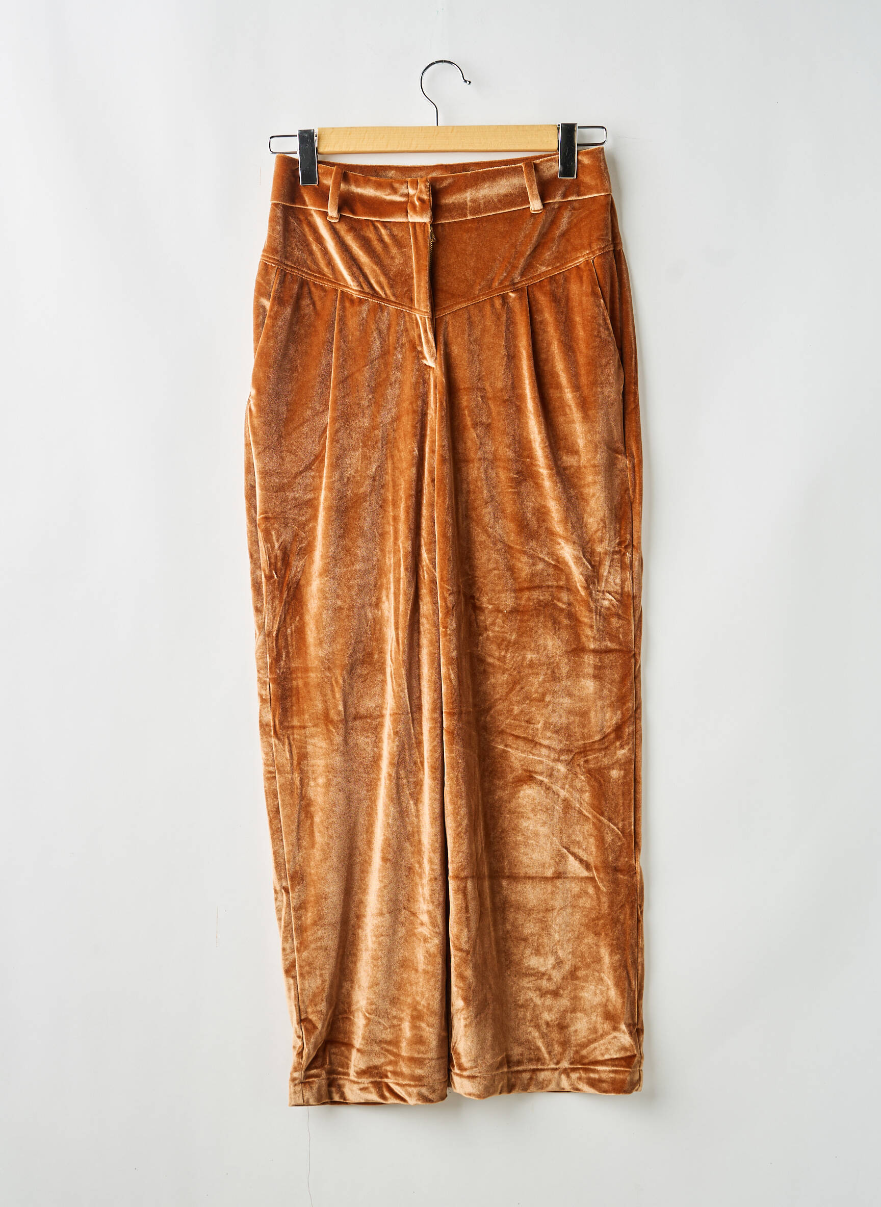 Pantalon large marron STELLA PARDO femme