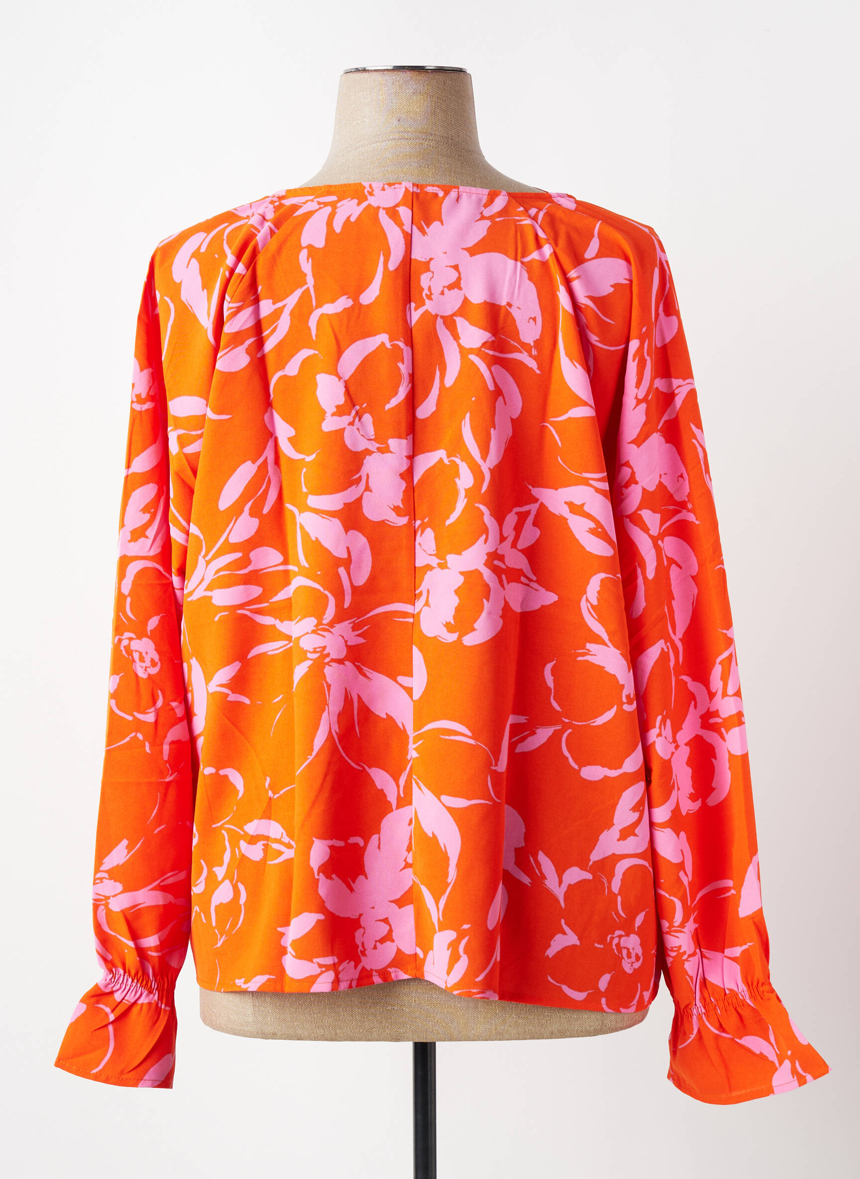 Top orange VERO MODA femme