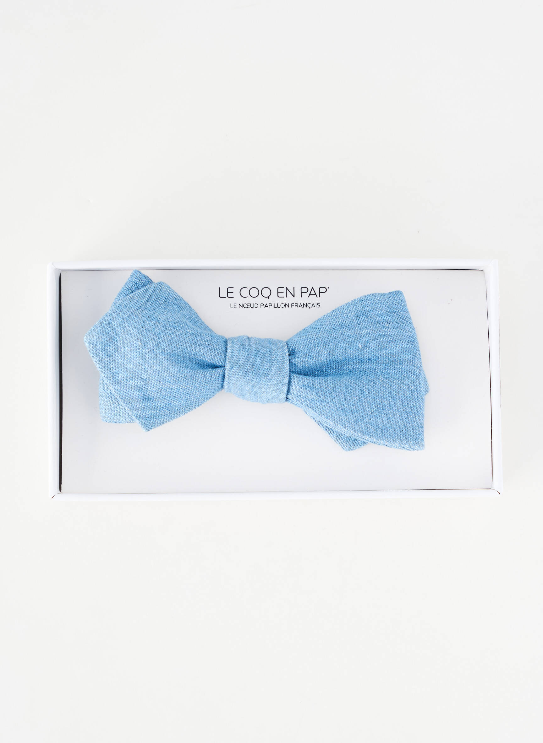 Noeud papillon bleu LE COQ EN PAP' homme