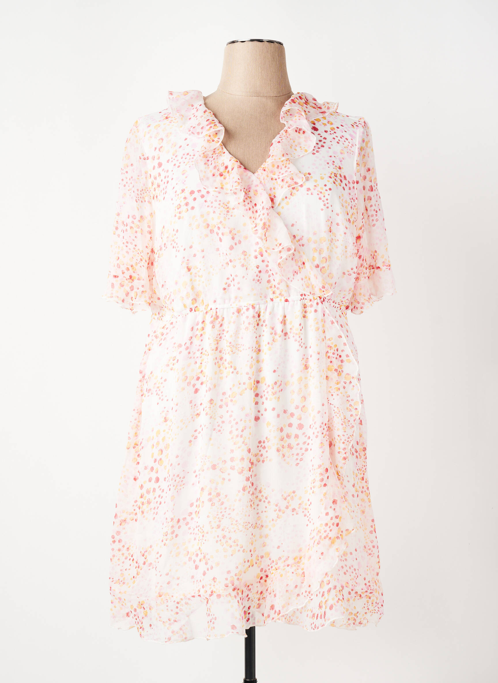 Robe courte blanc VERO MODA femme
